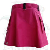 Pink Women’s Utility Skirt – Chic, Functional & Stylish